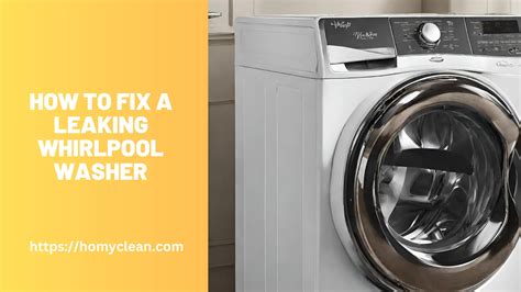 Whirlpool Washer Leaking From Bottom (Why and how to fix)